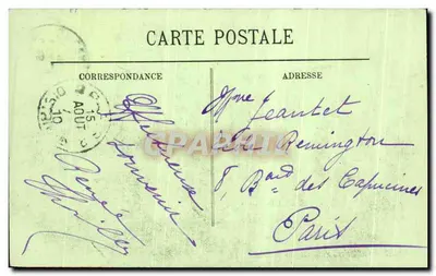 TROUVILLE — Coucher de Soleil — LL. — N° 137 — Verso