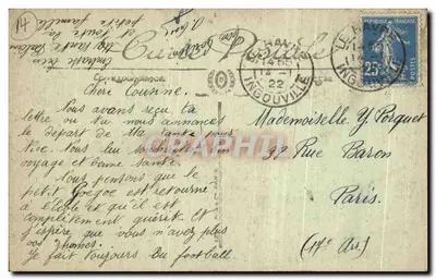 Trouville — A Praia e a Rue de Paris — LL. n°30 — Verso