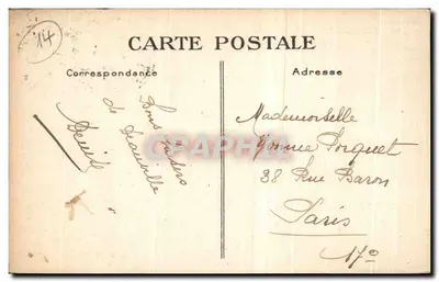 Trouville — A Entrada do Porto com Maré Baixa — G. F. Le Flavre, n°258 — Verso