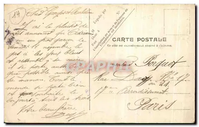 Trouville — Hotel das Rochas Negras — V.P. Paris No. 43 — Verso