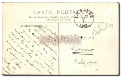 TROUVILLE — A Praia no Horário do Banho — editada pela Sociedade das Cartas Postais de Trouville — Verso