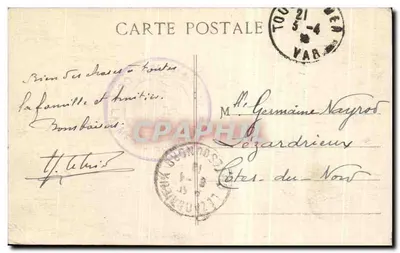 Zamek d'If — Marsylia — Wydawca EL, nr 13 — Rewers