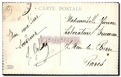 Marseille — Zamek If — Graphphil — Rewers