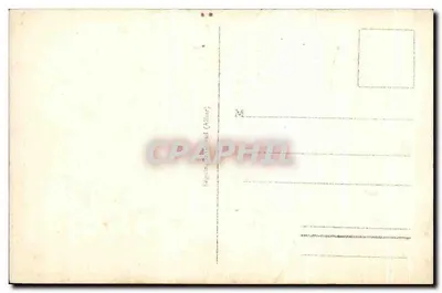 Chapelle de Vassivière — Vue de la chapelle en pierre avec toit en ardoise et montagnes en arrière-plan — L'Auvergne pittoresque, n°2 — Rewers