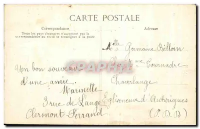Clermont-Ferrand — Katedra Karмелitów (XVI wiek) i Liceum Blaise Pascal — Rewers