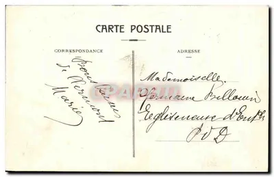 Guermont-Ferrand — Vue générale et Usines Bergougnan — L'Auvergne pittoresque — Verso