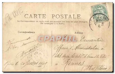 Puy-de-Dôme — 62 — RIOM, Torre dell'Orologio — M.T. I.L. — Verso