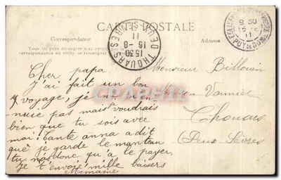 Jezioro Pavin — Piekliwa Auvergne — E.D. n°1863 — Rewers