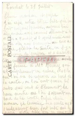 CONDAT-les-MONTBOISSIER — Le Tournant de Boudes, route de Sauxiillanges-Condât — Rewers