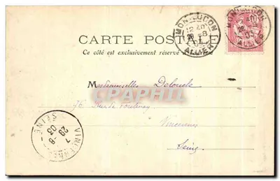 Os Margens do Cère em Vic-sur-Cère — L'Auvergne — editor não visível — Verso