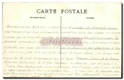 Auvergne — Skale Tuilière i Sanadoire — wydawca L'Auvergne, nr 392 — Rewers