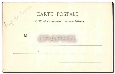 El Ravin de la Rhue, cerca de Bort — L'Auvergne — Cl. Barbat, Bort - Fototipia Baudel, St-Céré (Lot) — Reverso