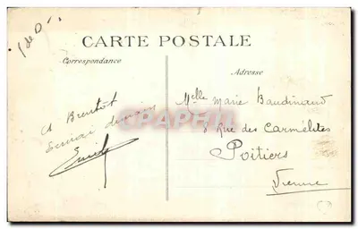 Pittoreska Auvergne — Wejście do doliny Chaudefour — wydawca nie widoczny, numer seryjny 2155 — Rewers