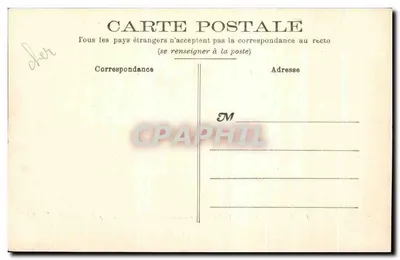 Bourges — Katedra, widok z ogrodu arcybiskupa — wydawca nieznany, n° 623 — Rewers