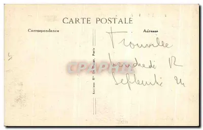 TROUVILLE — Północna Promenada — Wypłynięcie statku z Havru — G. F., Havr, n° 288 — Rewers