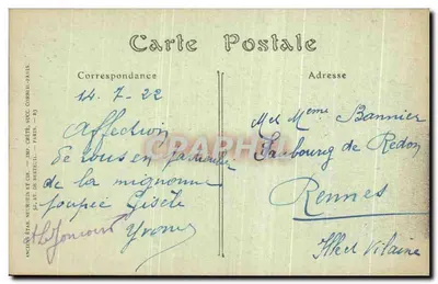 Castillo de Falaise — Lado oeste — ND. (editor) — Reverso