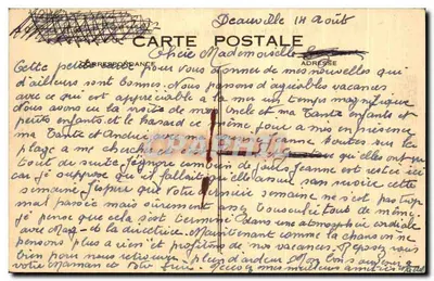 Deauville "A Praia das Flores". O Cassino. — Verso