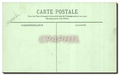 Cherbourg — O Jardim Público e a Montanha do Roule — editor não visível, n° 77 — Verso