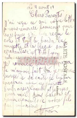 Cherbourg - Sala de Armas - L'Aloès — Colección C. L. — Reverso