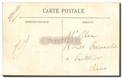 Cherbourg — A Estátua de Napoleão I e a Igreja da Santíssima Trindade — LL. — Verso