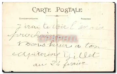 Cherbourg — Hôpital-Hospice Civil — Édition L. Ratti, Nouveautés et Confections, Cherbourg — Back