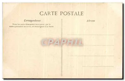 Cherbourg — Estátua de Napoleão — A Bilhete postal antigo n°54 — Verso