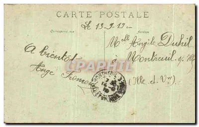 Granville - Vista geral tirada do Arsenal — editor não identificado, n° de série 15 — Verso