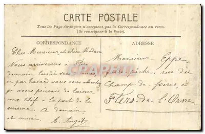 Granville — Une Vague — L. Dubois, phot-éditeur, Granville, Concessionnaire — Verso