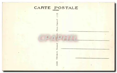 Granville — Plat Gousset widziany z Terrasy Normandy — Wydawnictwo A. Bernard, Granville — Rewers