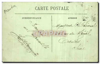 Granville — Hôpital Civil et Militaire et le Val des Fleurs — LL. Éditeur LL. — Achterkant