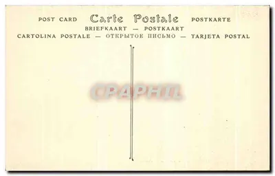 Stara pocztówka Bourges Abside De La Cathedrale — Rewers