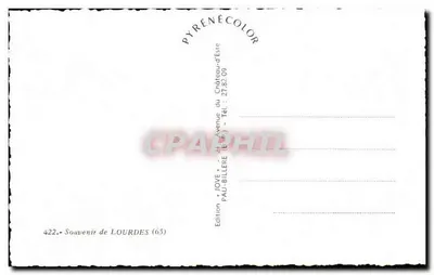 Lourdes — Wspomnienie — Wydawnictwo Jove — Rewers