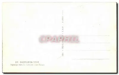 Bagnolles-de-l'Orne — Paesaggio verso il Pavillon aux Fleurs — REAL-PHOTO C.A.P. — Verso