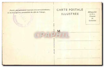 Basiliek van het Heilig Hart van Montmartre — Uitzicht op het geheel van de kathedraal — N° 17 — V.N. — Atelier Photocinématographique D. M. L. Conquet, Parijs — Achterkant