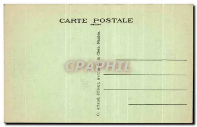 Saint-Lô - Cadeira externa da Igreja Notre-Dame — G. Arlaud, n°24 — Verso