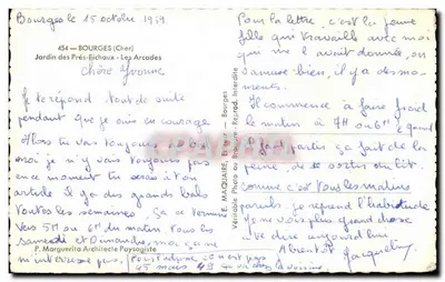 Ogród Prés-Eichaux — Arcydy — E. Maquaire, Wydawca — Rewers