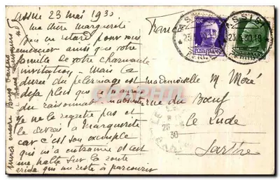 Assisi — Estátua de santo Francisco com a pequena ovelha — editor desconhecido, número de série não visível — Verso