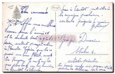 Roggenstein im Suental — vue de rochers et forêt — éditeur Stengel — Verso