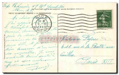 Beaulieu-sur-Mer (A.M.) - Pointe Fourmie i ogrody — Wydawnictwo Giletta, n° 329 — Rewers