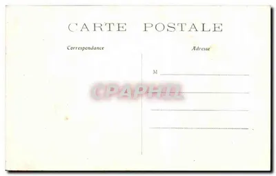 Paris - A Praça da República — vista panorâmica com monumento central — editor C. M., n° 42 — Verso