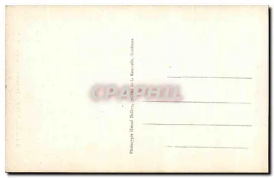 Bordeaux - As Colunas Rostrais - M. D. - Marcel Delbouy — Verso