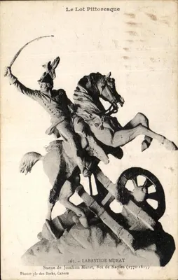 Estátua de Joachim Murat, Rei de Nápoles (1771-1815) — Labastide-Murat — Fototipo dos Docks, Cahors