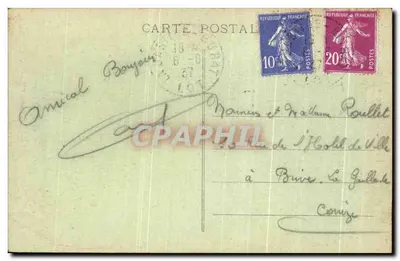 Estátua de Joachim Murat, Rei de Nápoles (1771-1815) — Labastide-Murat — Fototipo dos Docks, Cahors — Verso