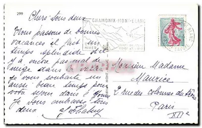 Mer de Glace — Chamonix-Mont-Blanc — edição 299 — Verso