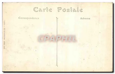 Parijs — Spritzende fontein op de Place de la Concorde — ND. Fot. n°3687 — Achterkant