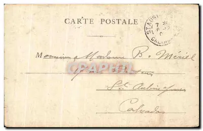 Paris — Buste de Th. de Banville sur socle — éditeur anonyme — Achterkant