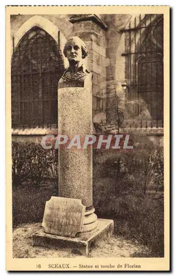 Sceaux — Estátua e tumba de Florian — Gaston Faytre, editor