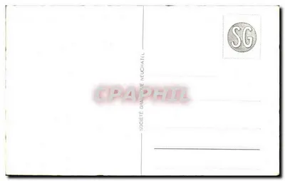 Hospício do Simplon — 2000 m — Sociedade Gráfica Neuchâtel — Verso