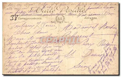 Grenoble — Visão geral e a Cadeia dos Alpes — LL. — Verso