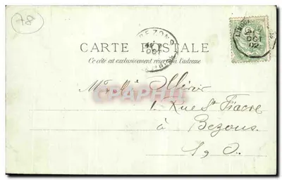 CERNAY (S.-O.) - Le Cascades — A. BOURDIER, Versailles — Verso